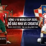 Nhận định trận đại chiến Bồ Đào Nha vs Croatia tại vòng 1/16 World Cup 2026 với sự góp mặt của Cristiano Ronaldo và Luka Modric.